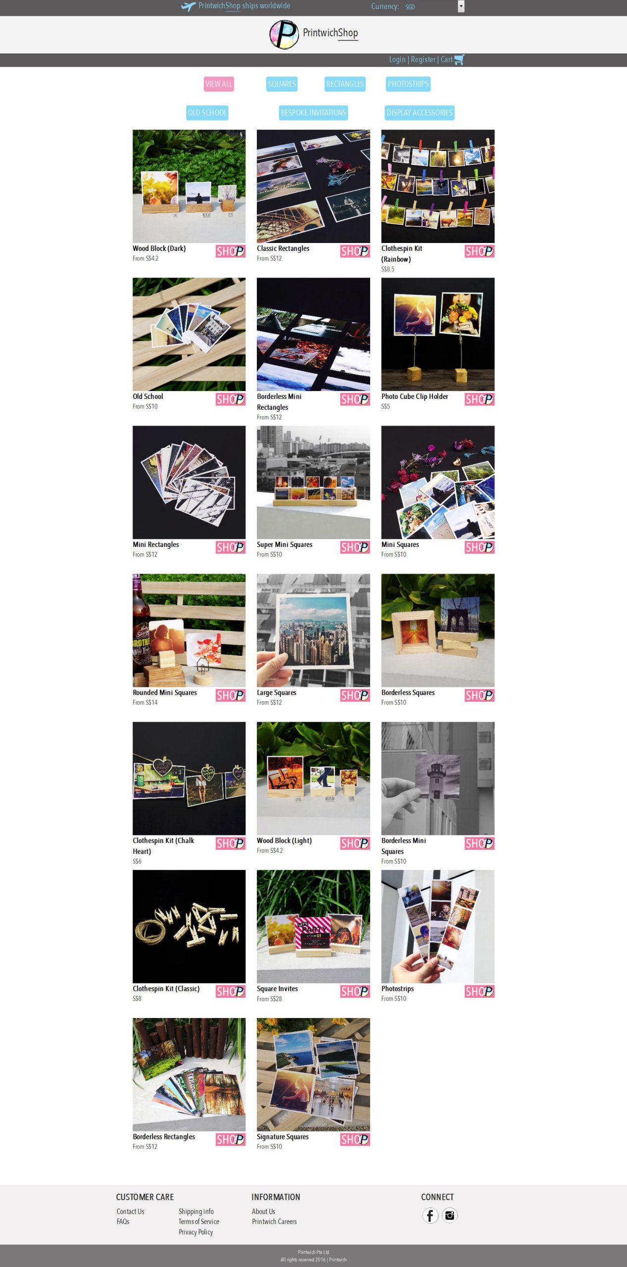 Fully Responsive Custom Online Print Shop + Fully Functional Backend