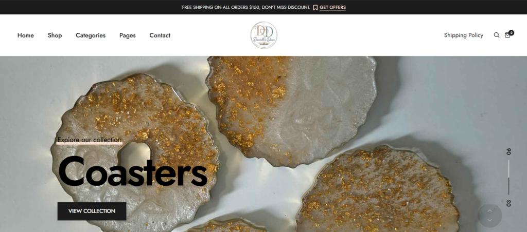 daniellesdecor.com PHP HTML WordPress WooCommerce